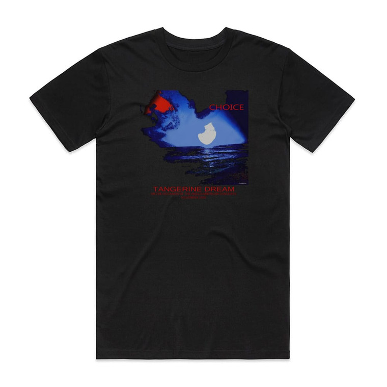 Tangerine Dream Choice Album Cover T-Shirt Black