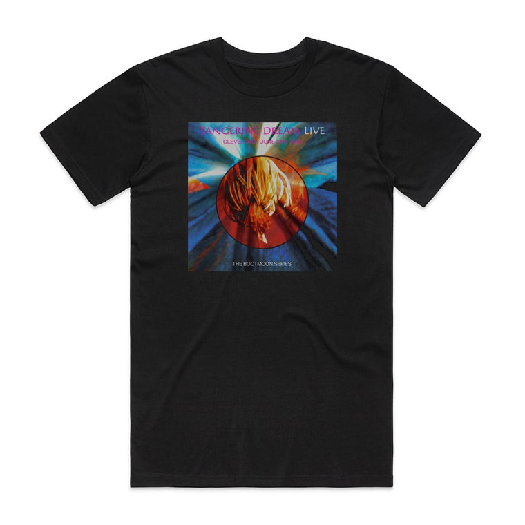 Tangerine Dream The Bootmoon Series Cleveland June 24Th 1986 Album Cover T-Shirt Black