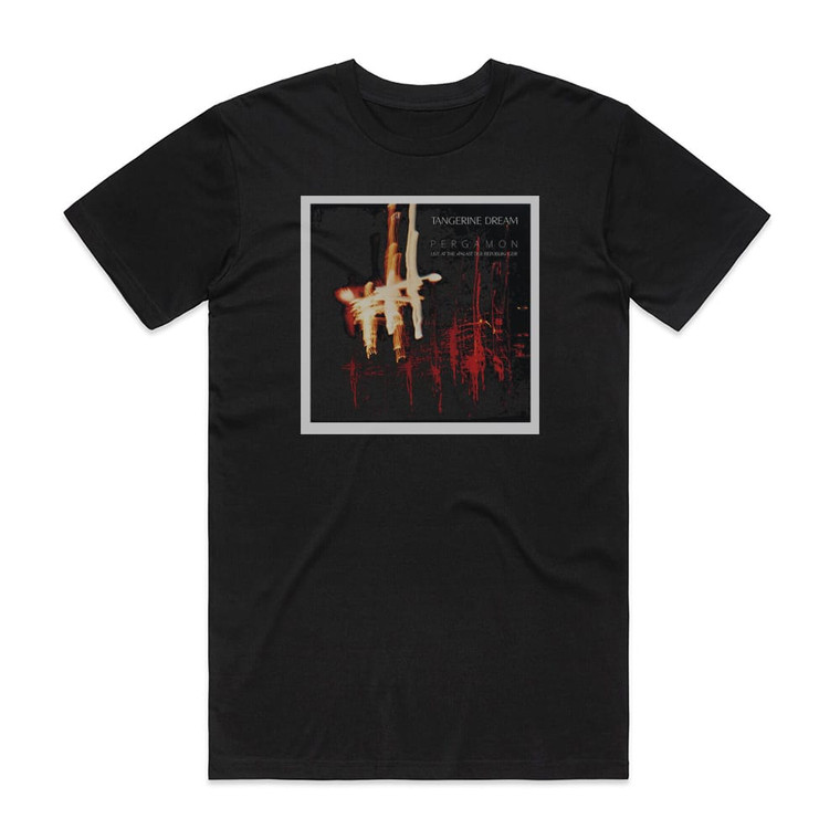 Tangerine Dream Pergamon Live At The Palast Der Republik Ddr Album Cover T-Shirt Black