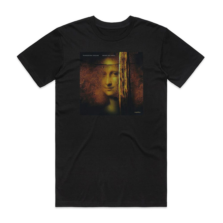 Tangerine Dream Mona Da Vinci Album Cover T-Shirt Black