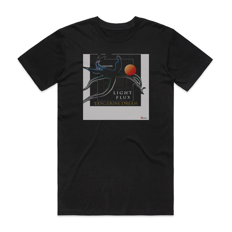 Tangerine Dream Light Flux Album Cover T-Shirt Black