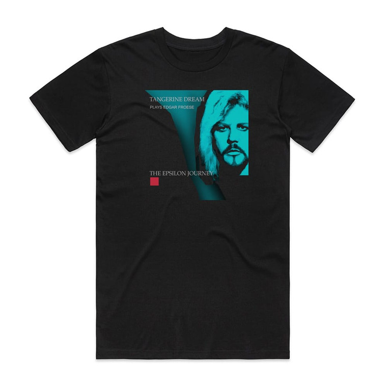 Tangerine Dream The Epsilon Journey Album Cover T-Shirt Black