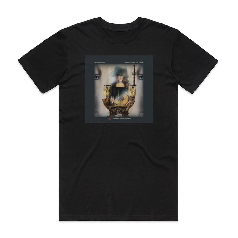 Tangerine Dream The Angel From The West Window Album Cover T-Shirt Black
