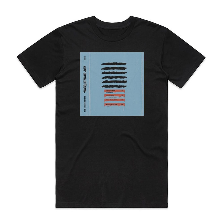 The Chainsmokers World War Joy 1 Album Cover T-Shirt Black