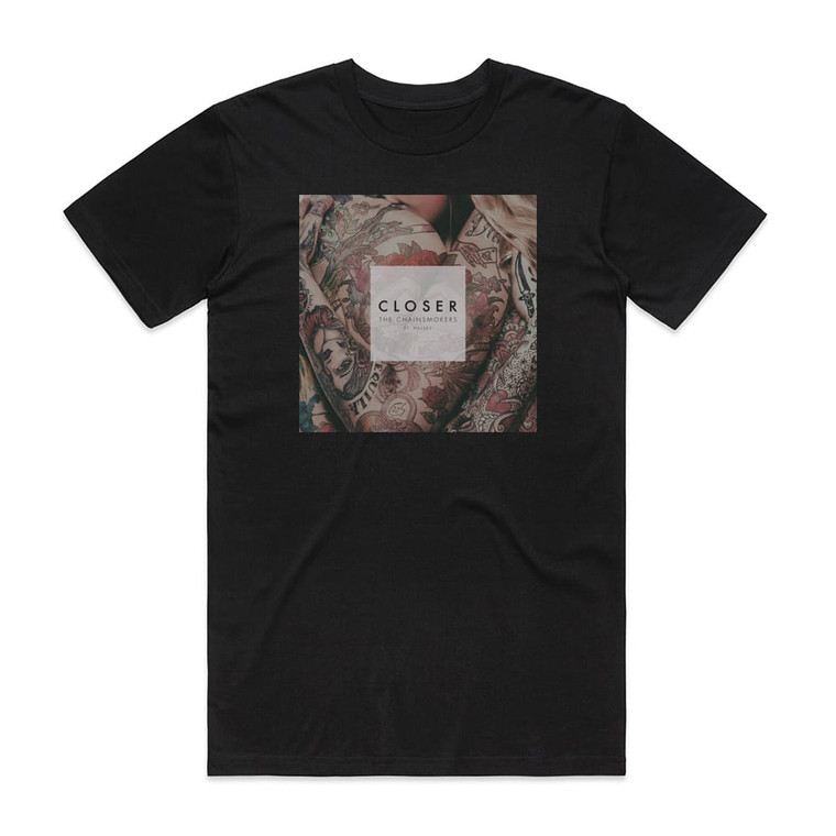 The Chainsmokers Closer Album Cover T-Shirt Black