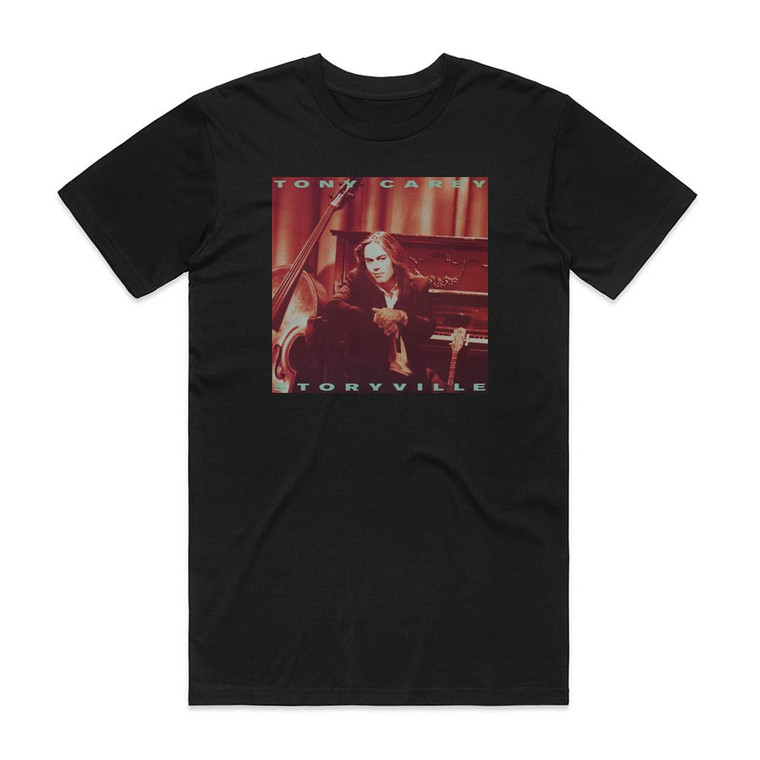 Tony Carey Storyville Album Cover T-Shirt Black