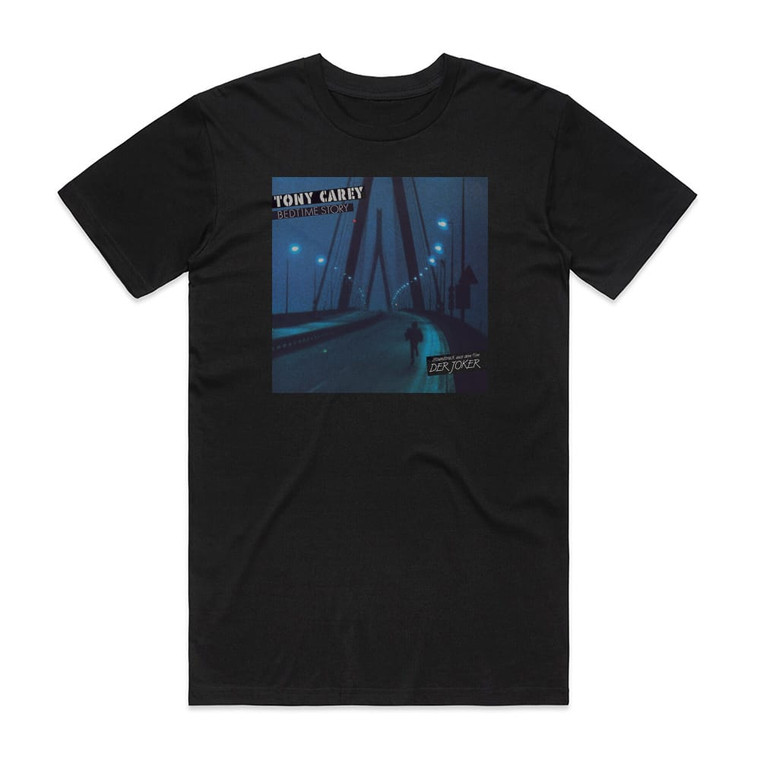 Tony Carey Bedtime Story Album Cover T-Shirt Black