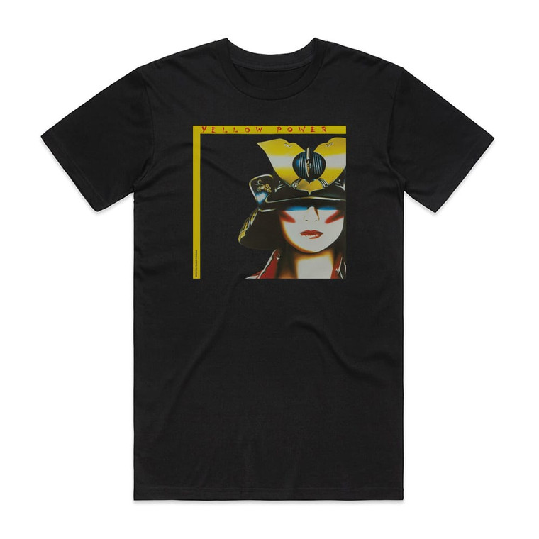Tony Carey Yellow Power Album Cover T-Shirt Black