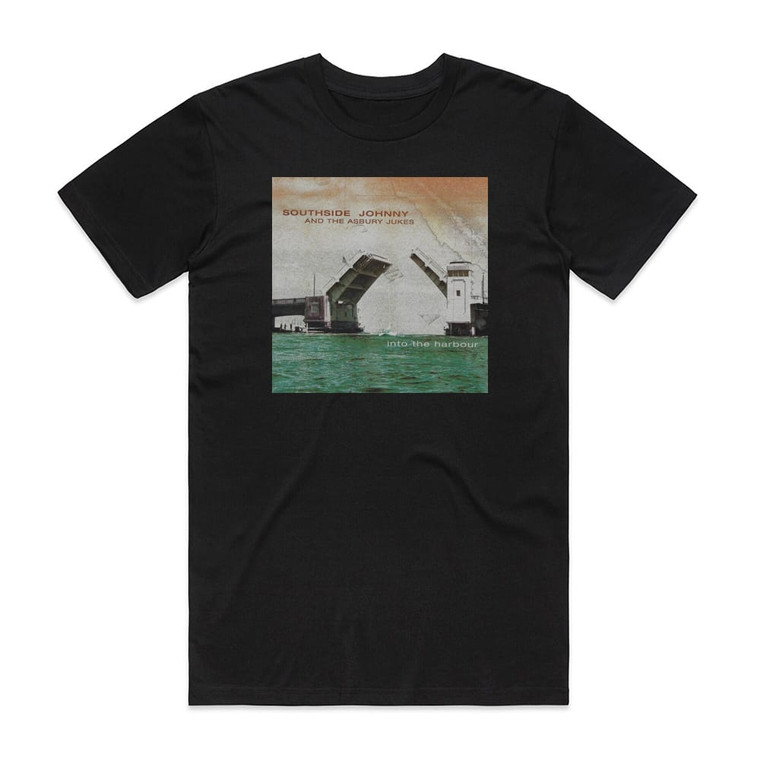 The Southside Johnny and Asbury Jukes Into The Harbour Album Cover T-Shirt Black
