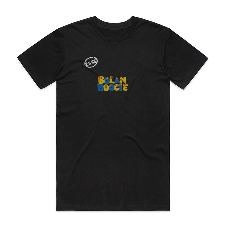 T Rex Bolan Boogie Album Cover T-Shirt Black