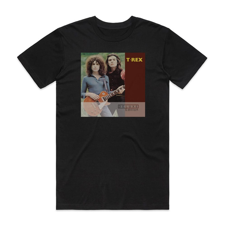 T Rex T Rex Album Cover T-Shirt Black