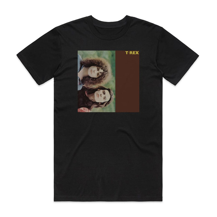 T Rex T Rex 1 Album Cover T-Shirt Black