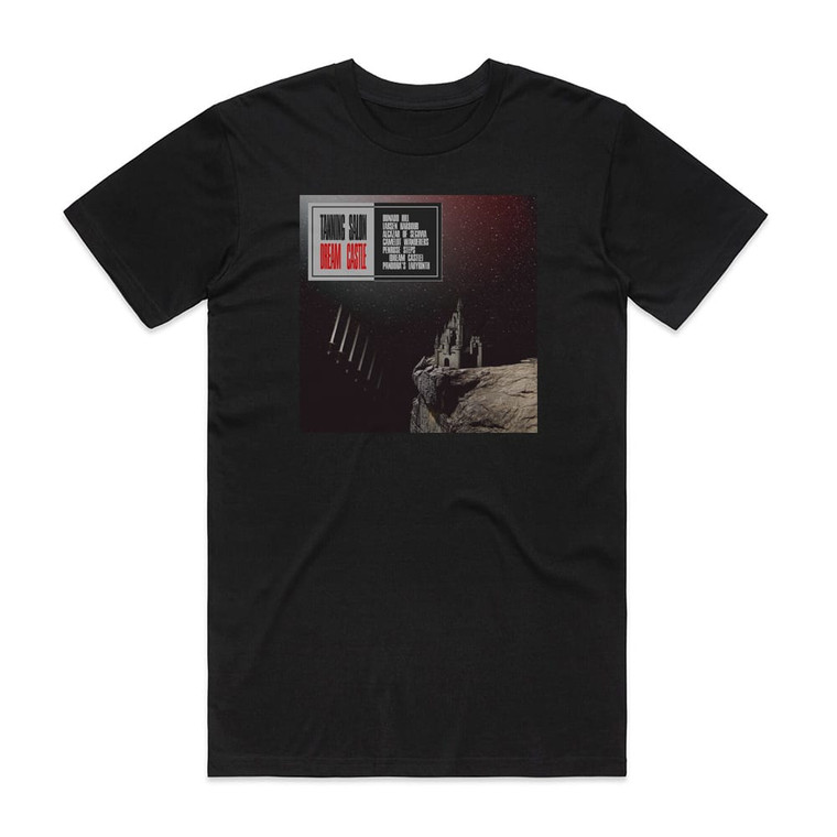 Tanning Salon Dream Castles Album Cover T-Shirt Black