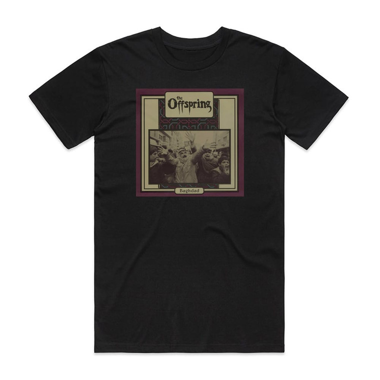 The Offspring Baghdad 1 Album Cover T-Shirt Black