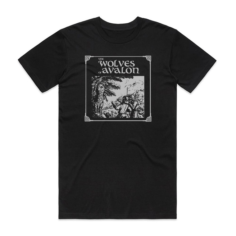 The Wolves of Avalon Die Hard Album Cover T-Shirt Black