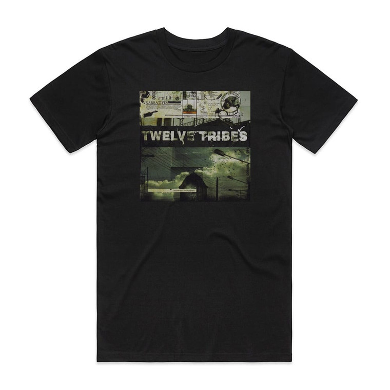 Twelve Tribes Midwest Pandemic Album Cover T-Shirt Black
