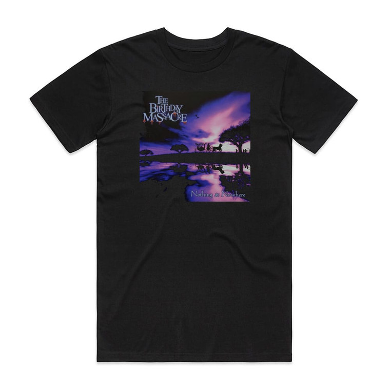 The Birthday Massacre Nothing Nowhere Album Cover T-Shirt Black