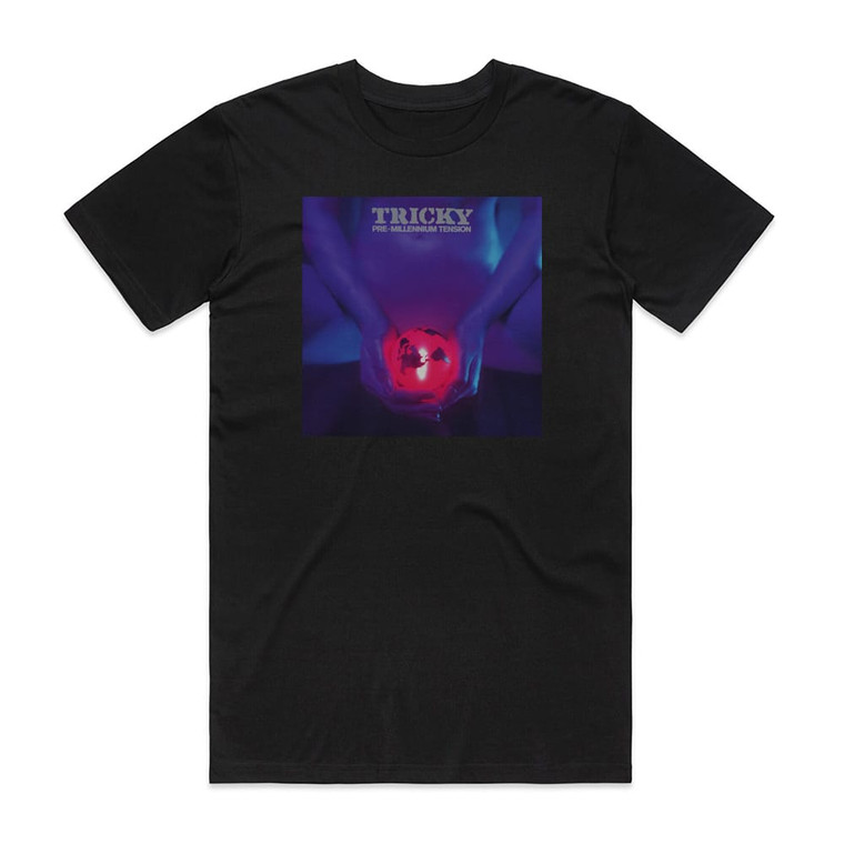 Tricky Pre Millennium Tension Album Cover T-Shirt Black