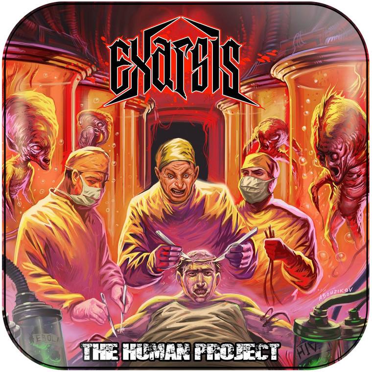 Exarsis The Human Project Album Cover Sticker