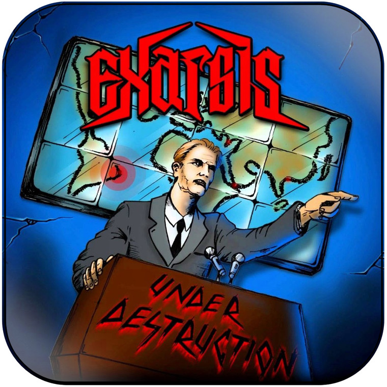 Exarsis Under Destruction Album Cover Sticker