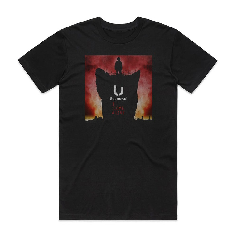 The Used I Come Alive Album Cover T-Shirt Black