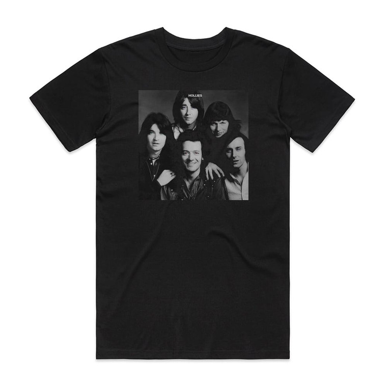 The Hollies Hollies Album Cover T-Shirt Black