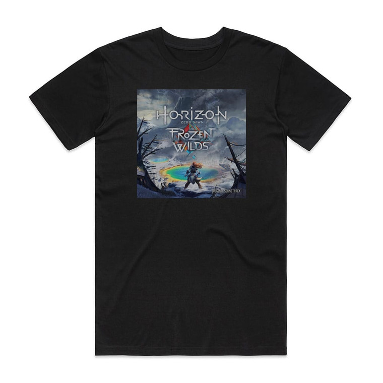 The Flight Horizon Zero Dawn The Frozen Wilds Album Cover T-Shirt Black