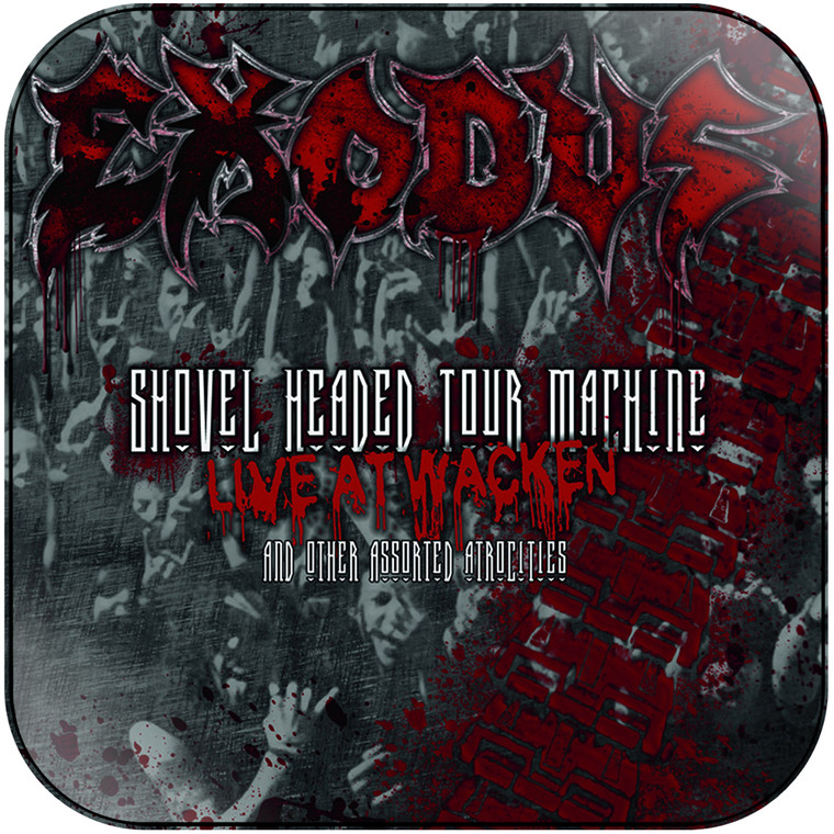 Exodus Shovel Headed Tour Machine Live At Wacken And Other Assorted Album Cover Sticker Exodus Shovel Headed Tour Machine Live At Wacken And Other Assorted Album Cover Sticker
