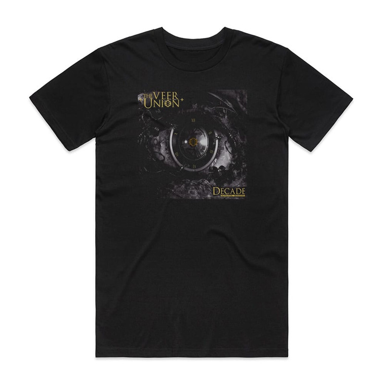 The Veer Union Decade Acoustic Sessions Album Cover T-Shirt Black