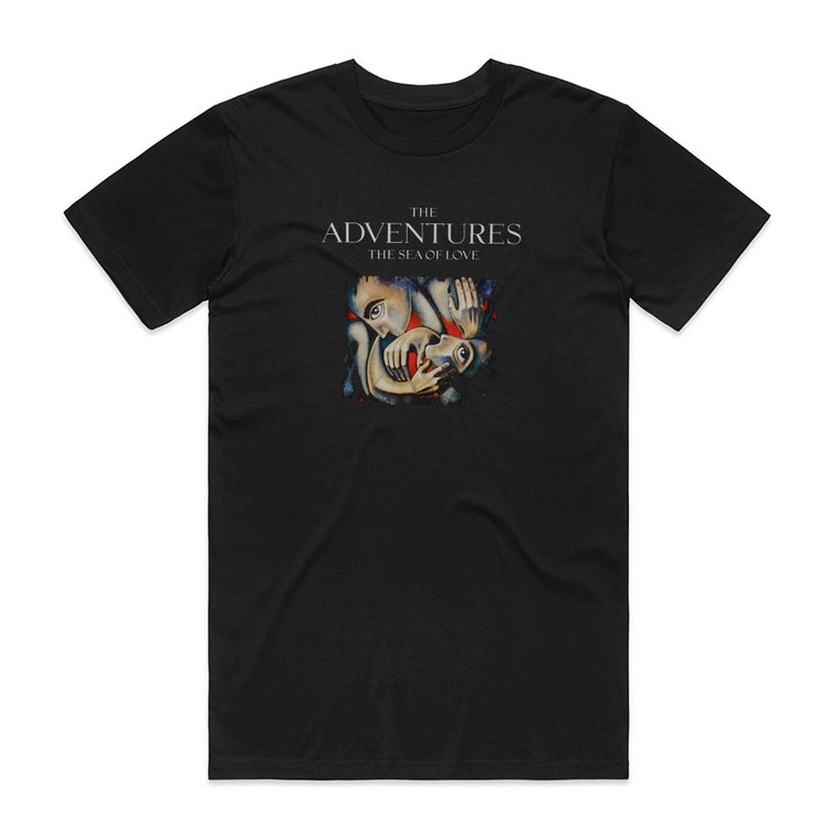 The Adventures The Sea Of Love Album Cover T-Shirt Black