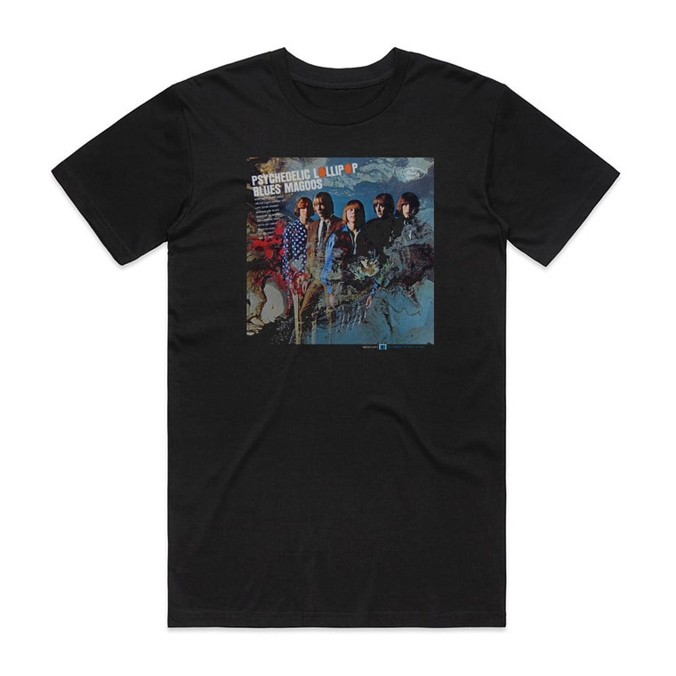 The Blues Magoos Psychedelic Lollipop Album Cover T-Shirt Black