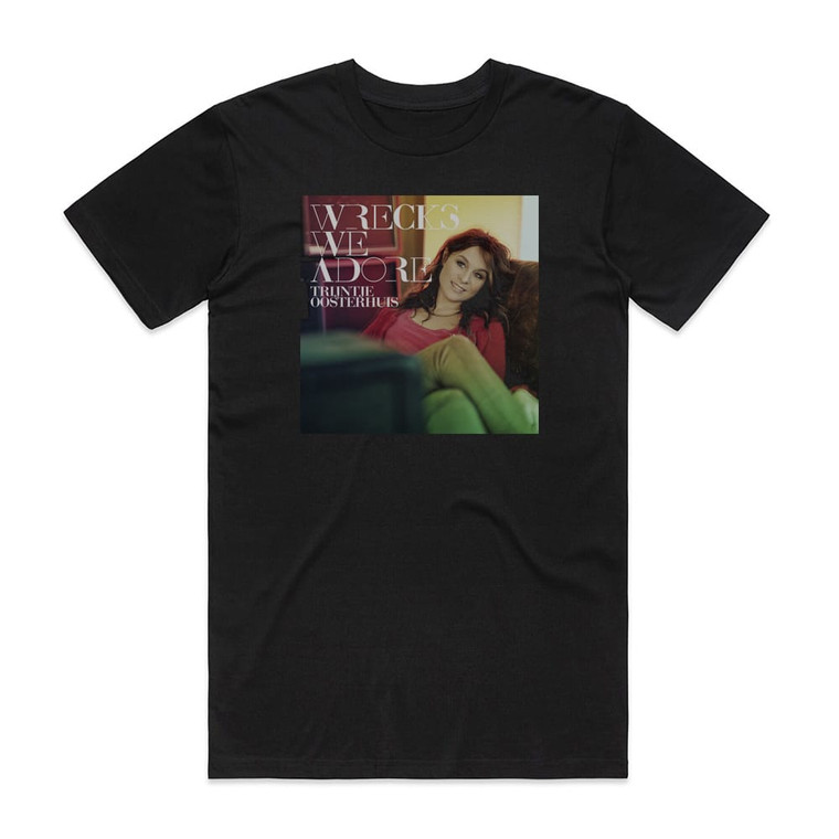 Trijntje Oosterhuis Wrecks We Adore Album Cover T-Shirt Black