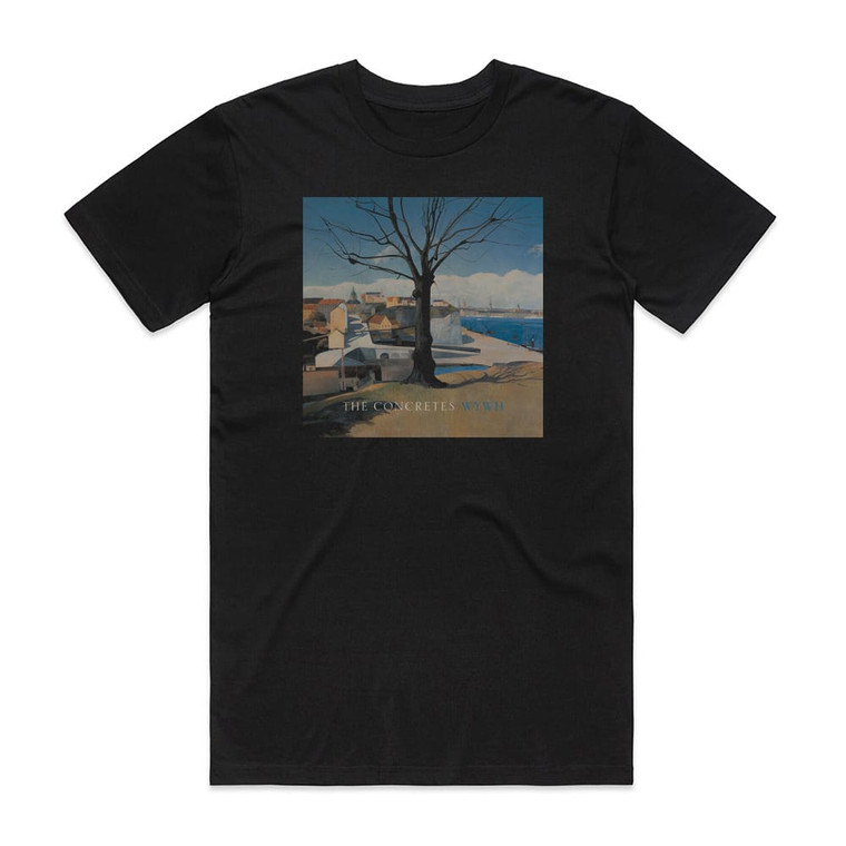 The Concretes Wywh Album Cover T-Shirt Black