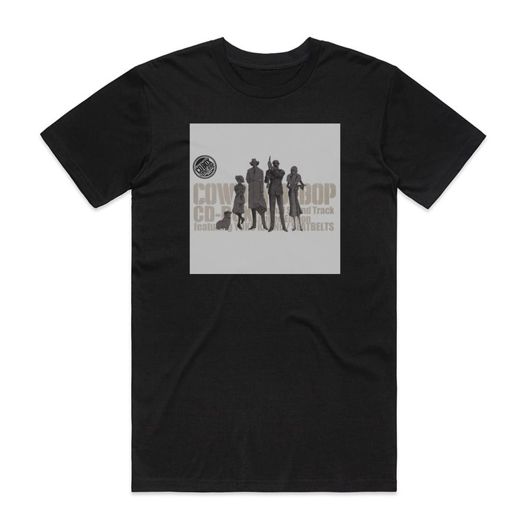 The Seatbelts Cowboy Bebop Cd Box Album Cover T-Shirt Black