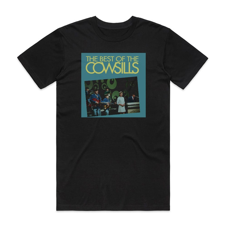 The Cowsills The Best Of The Cowsills 1 Album Cover T-Shirt Black The Cowsills The Best Of The Cowsills 1 Album Cover T-Shirt Black