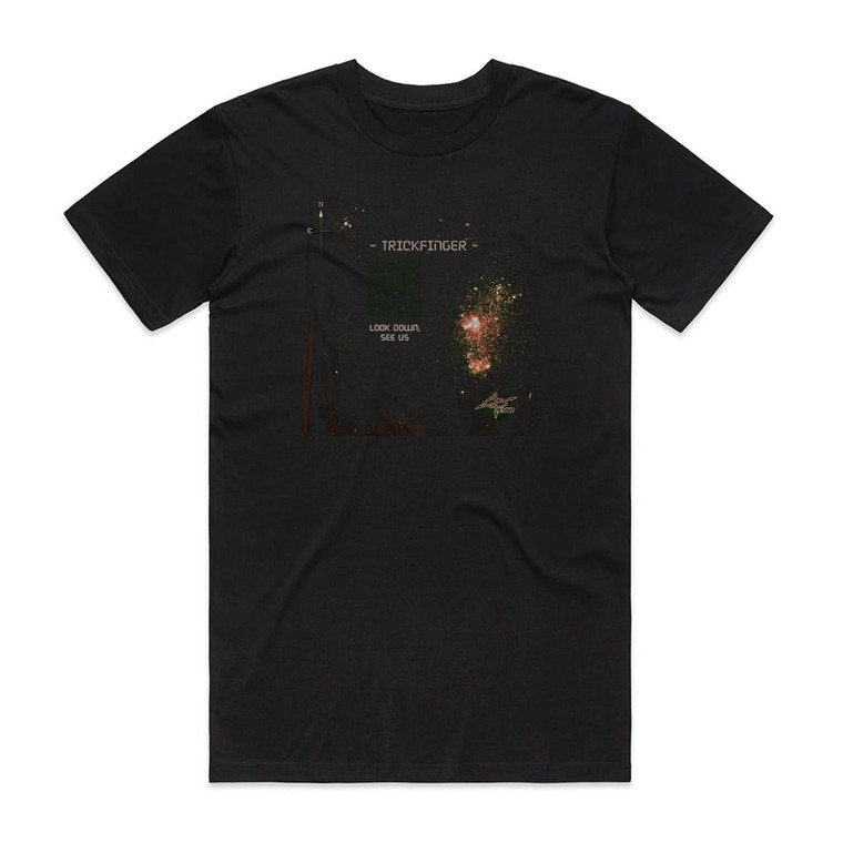 Trickfinger Look Down See Us Album Cover T-Shirt Black