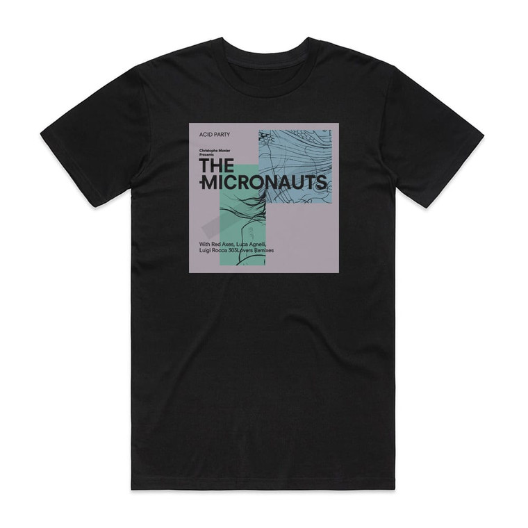 The Micronauts Acid Party Album Cover T-Shirt Black