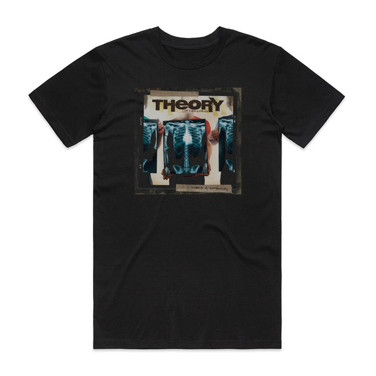 Theory of a Deadman Scars Souvenirs 3 Album Cover T-Shirt Black