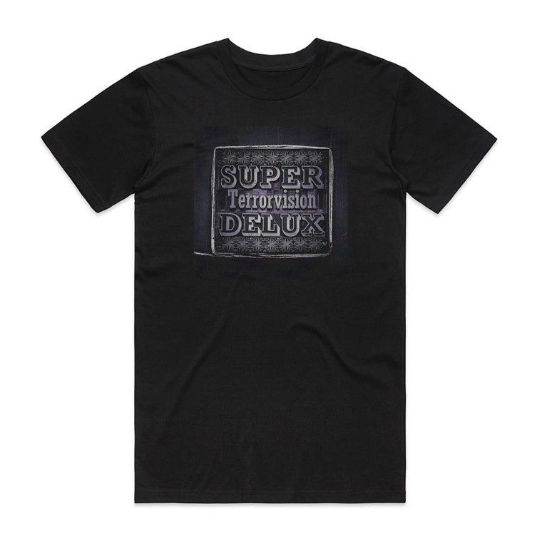 Terrorvision Super Delux Album Cover T-Shirt Black