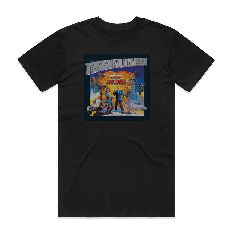 Terrorvision Regular Urban Survivors Album Cover T-Shirt Black