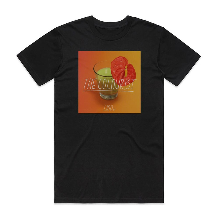 The Colourist Lido Album Cover T-Shirt Black