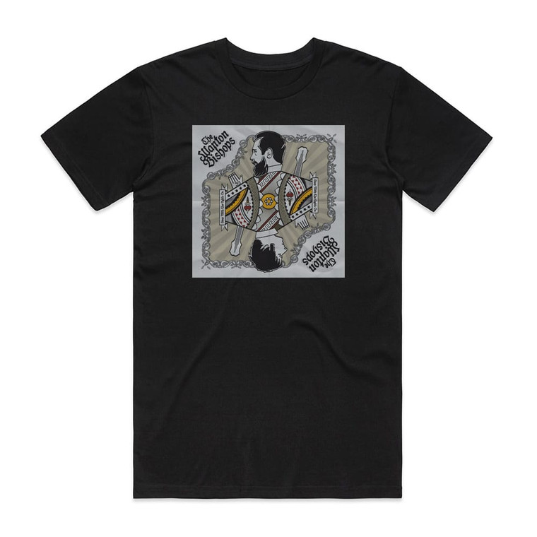 The Wanton Bishops Sleep With The Lights On Album Cover T-Shirt Black