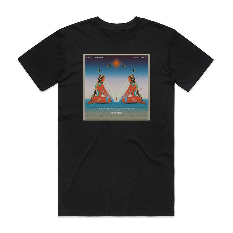 The Dirty Heads Visions 2 Album Cover T-Shirt Black