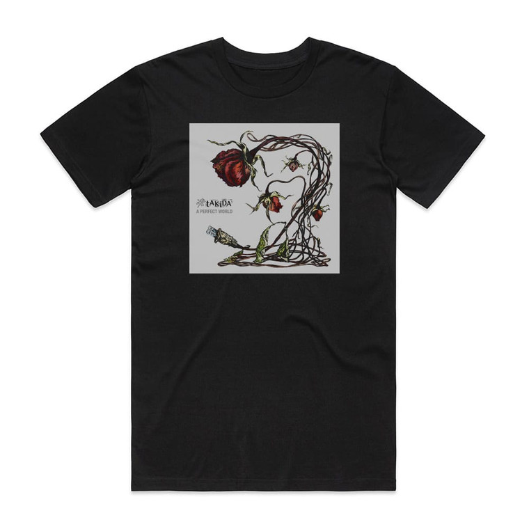 Takida A Perfect World Album Cover T-Shirt Black