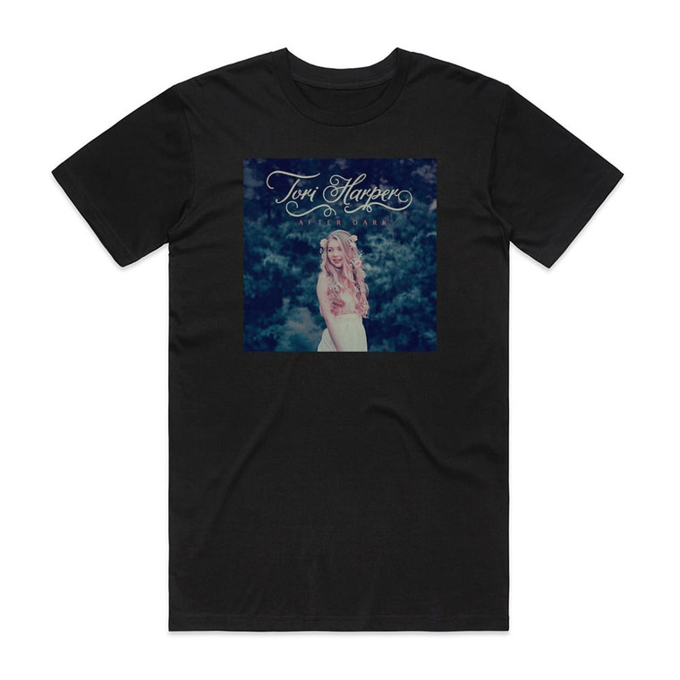 Tori Harper After Dark Album Cover T-Shirt Black