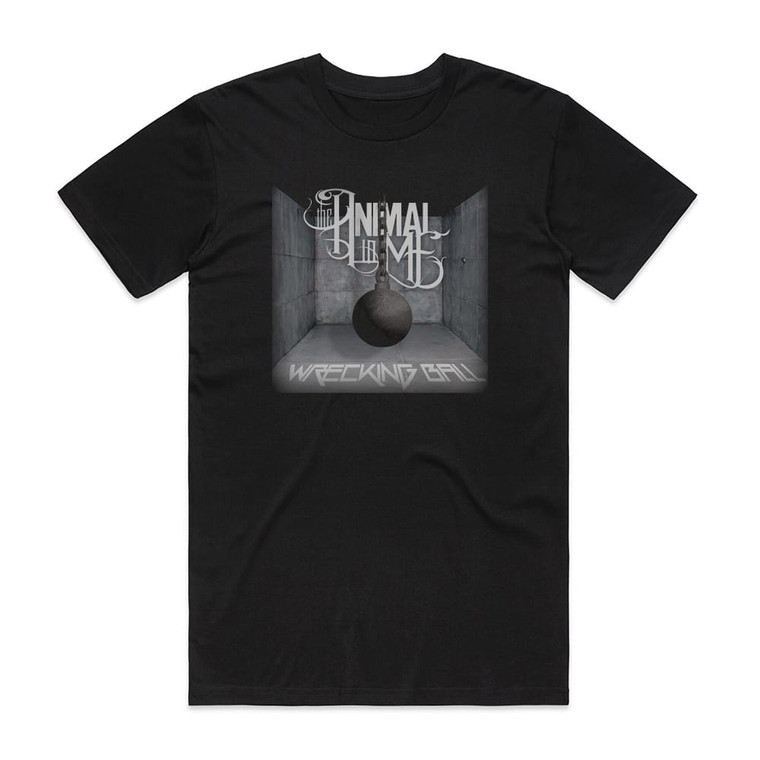 The Animal in Me Wrecking Ball Album Cover T-Shirt Black
