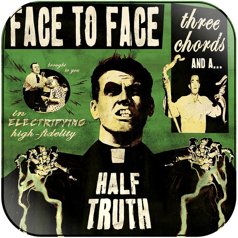 face to face Three Chords And A Half Truth Album Cover Sticker