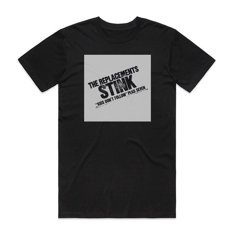 The Replacements Stink Album Cover T-Shirt Black