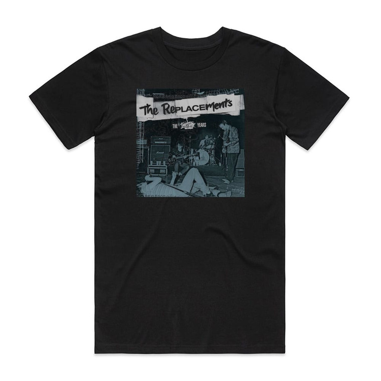 The Replacements The Twintone Years Album Cover T-Shirt Black