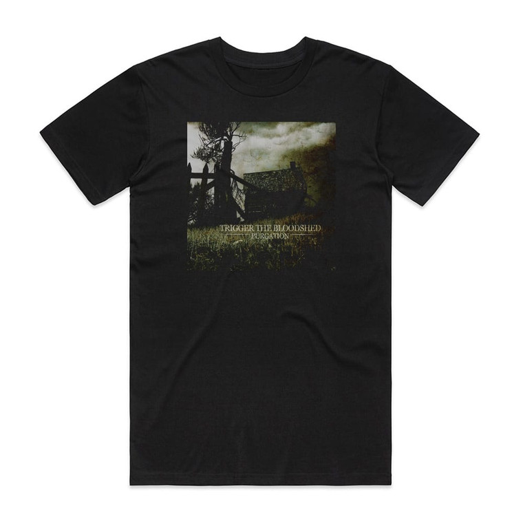 Trigger the Bloodshed Purgation Album Cover T-Shirt Black